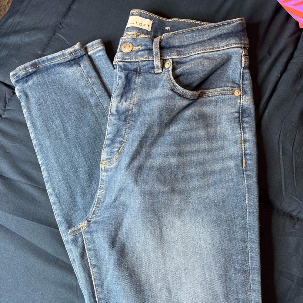 LOFT Women's Blue Jeggings